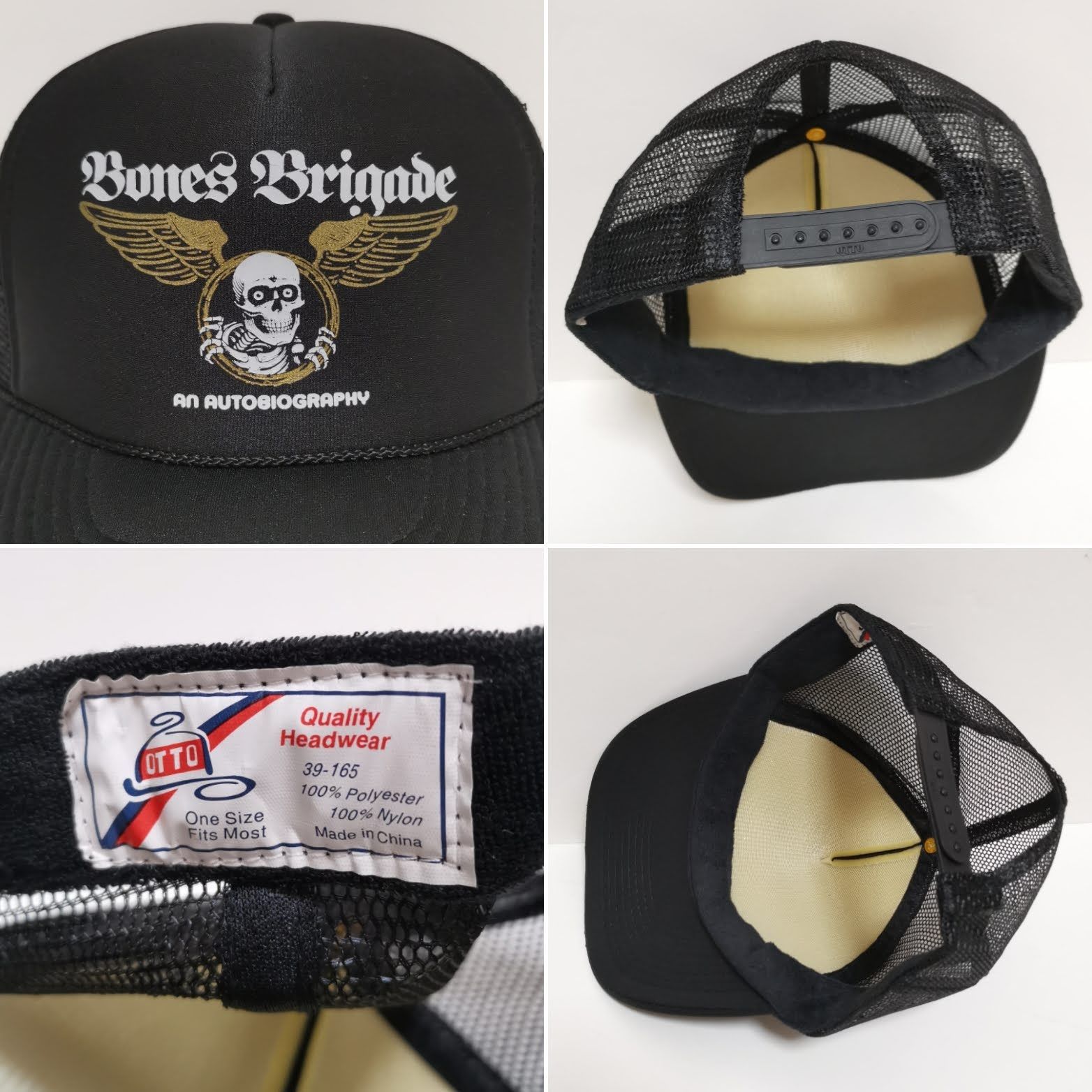 00s POWELL Bones Brigade メッシュキャップ 黒 USA 00s POWELL Bones Brigade メッシュキャップ 黒 USA - メルカリ