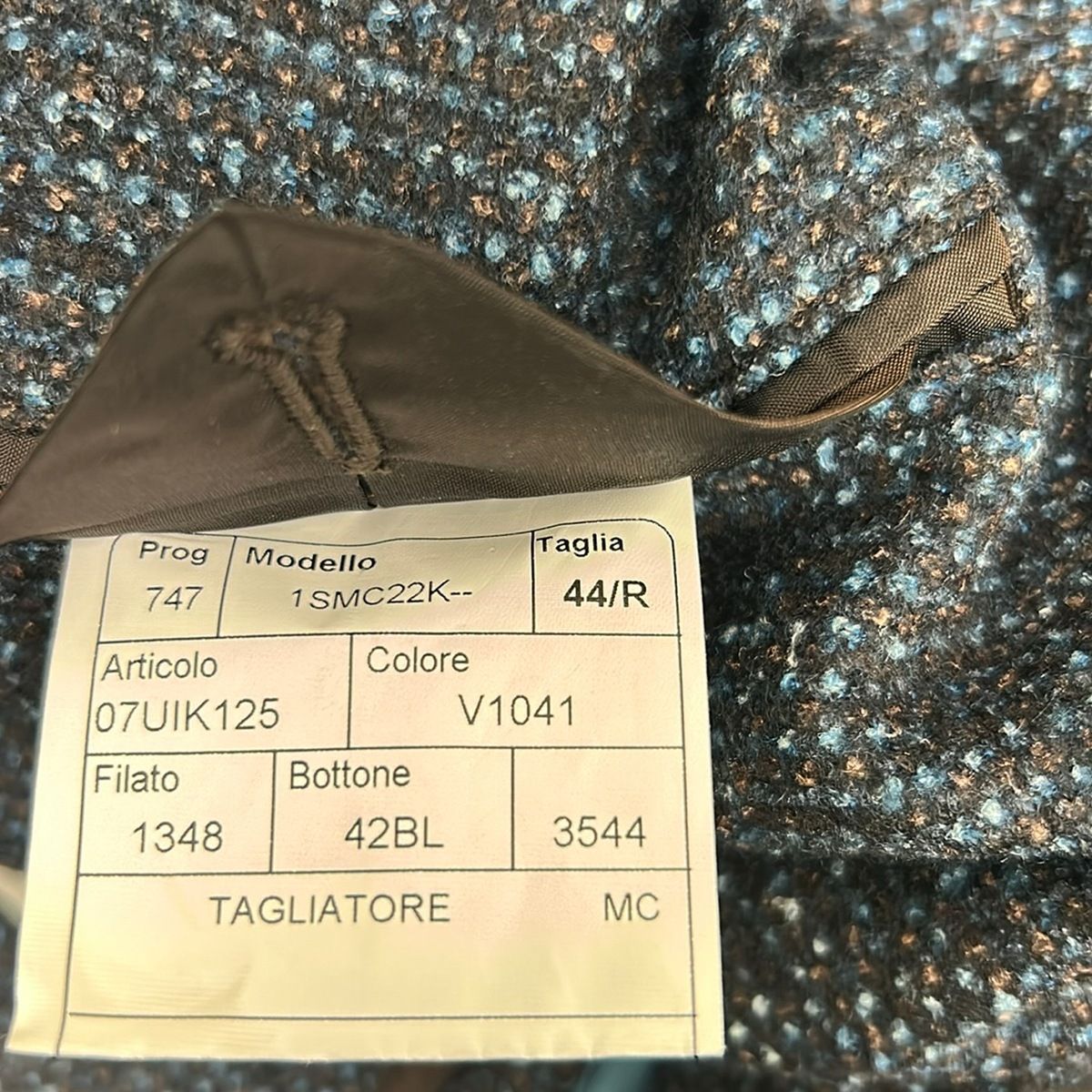 TAGLIATORE(タリアトーレ) ジャケット サイズ44 L メンズ美品  - ネイビー×ダークネイビー×マルチ 長袖/秋/冬 TAGLIATORE(タリアトーレ) ジャケット サイズ44 L メンズ美品