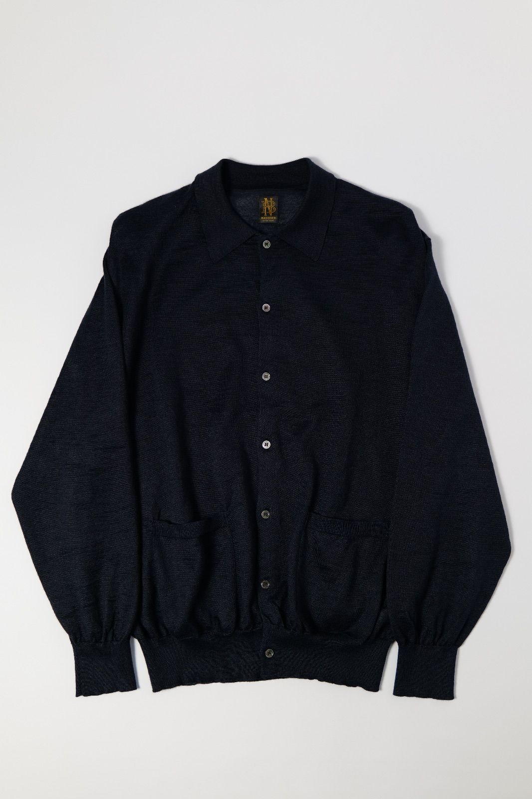 26SS BATONER CHOMA POLO CARDIGAN バトナー ポロ カーディガン ネイビー サマーニット 3