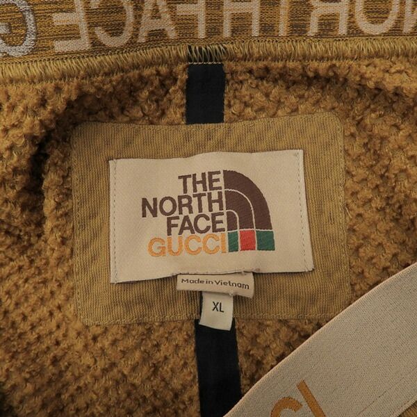 新品同様 THE NORTH FACE ザ ノース フェイス 22SS GUCCI グッチ 663910 ZAHSZ サイズXL 収納袋 紙タグ付 テクニカルジャージー フリース レギンスパンツ メンズ ベージュ系 YB0219 【中古】 新品同様 THE NORTH FACE ザ ノース フェイス 22SS GUCCI グッチ