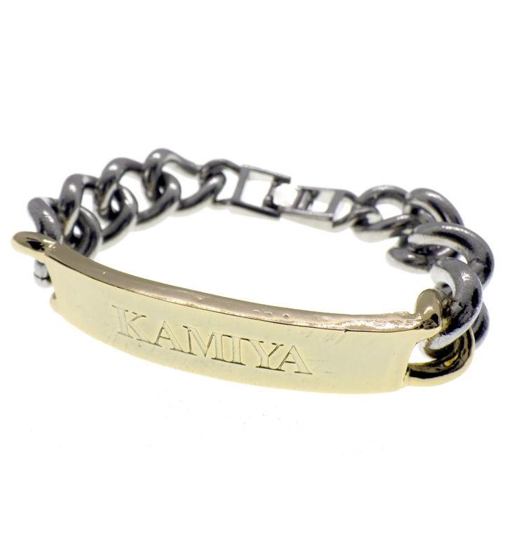 カミヤ KAMIYA 25SS 【 ID Bracelet G12AC071 】 ID チェーン ブレスレット　52347