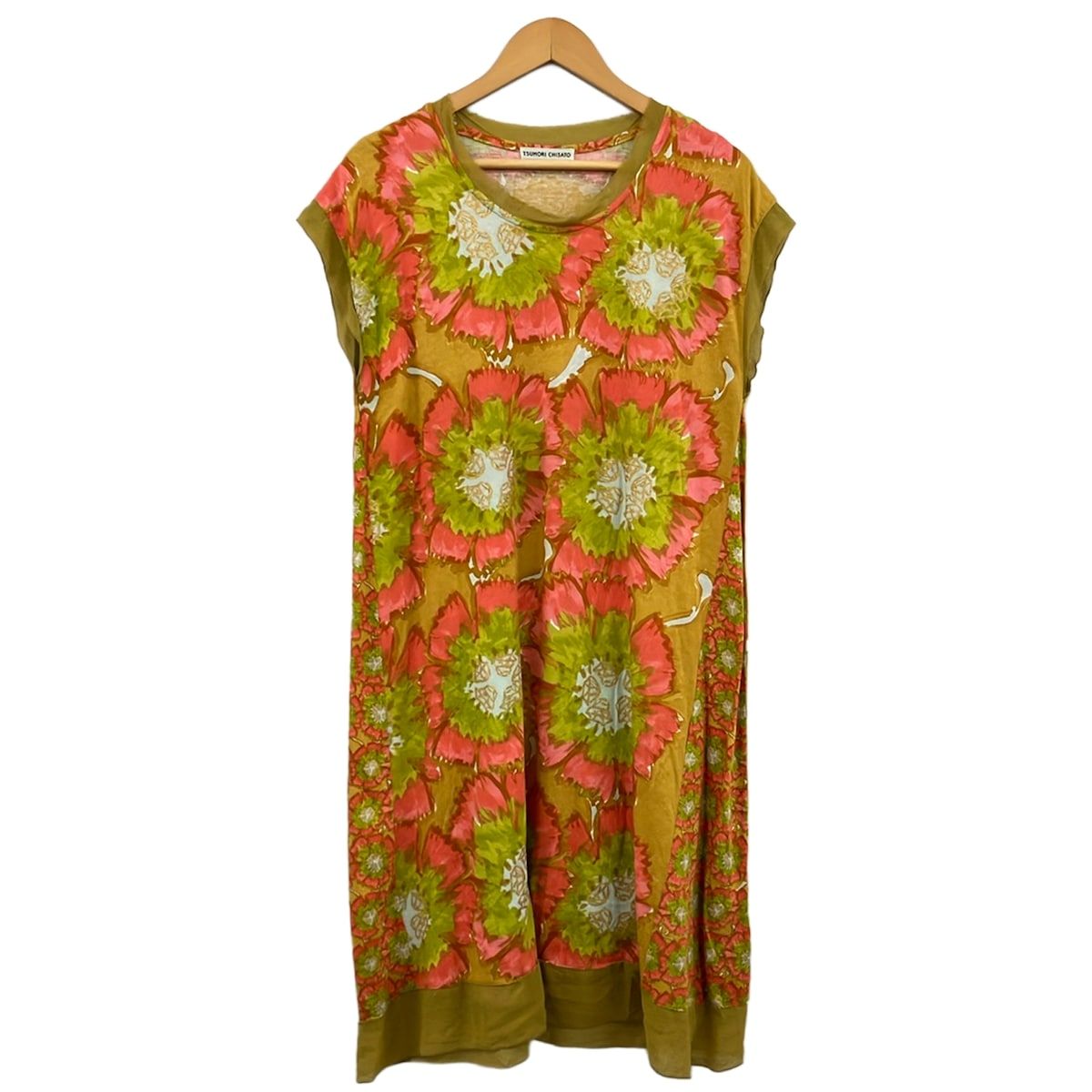 TSUMORI CHISATO(ツモリチサト) ワンピース レディース美品 - イエロー