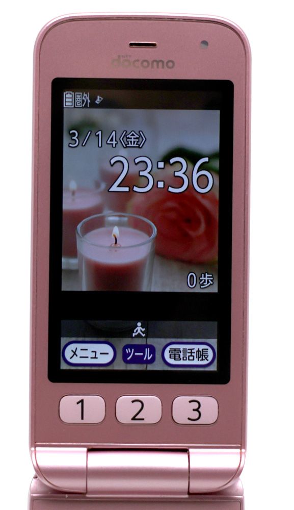 FCNT らくらくホン F-01M ピンク 中古 docomo - メルカリ