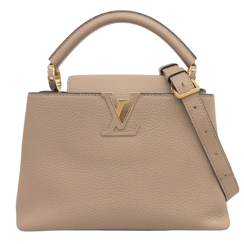 ルイヴィトン LOUIS VUITTON カプシーヌBB 2WAYバッグ ハンドバッグ ショルダーバッグ トリヨン グレージュ M94634 中古 新入荷 LV2157