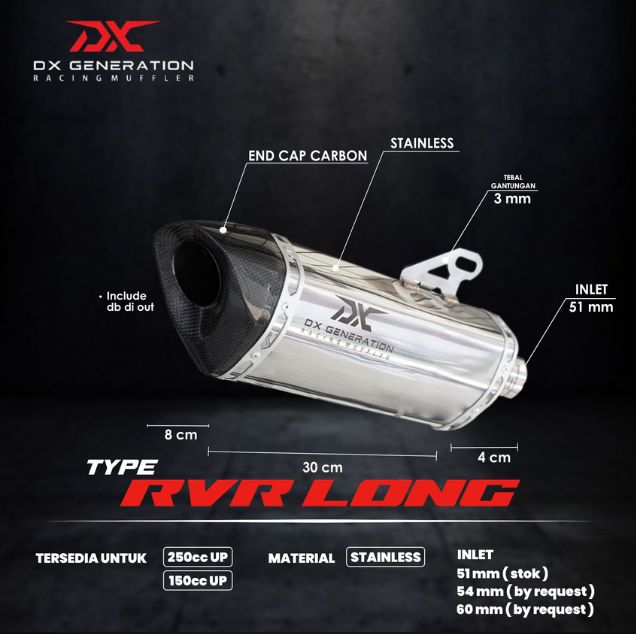 DX GENERATION RVR LONG サイレンサー