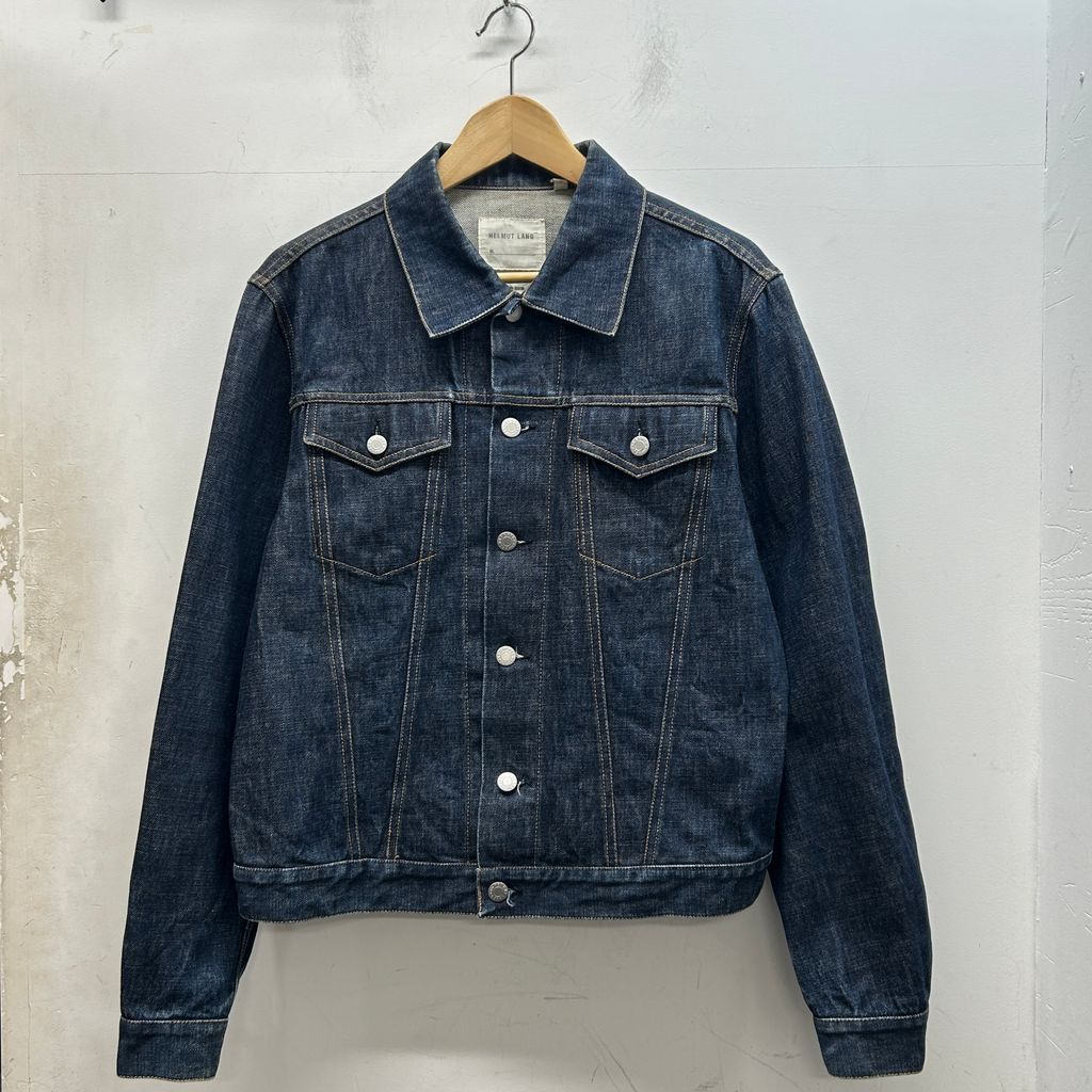 Helmut Lang ヘルムートラング 99AW Classic Raw Denim Jackt デニムジャケット 134HL500100109 インディゴ size:48【中目黒B07】