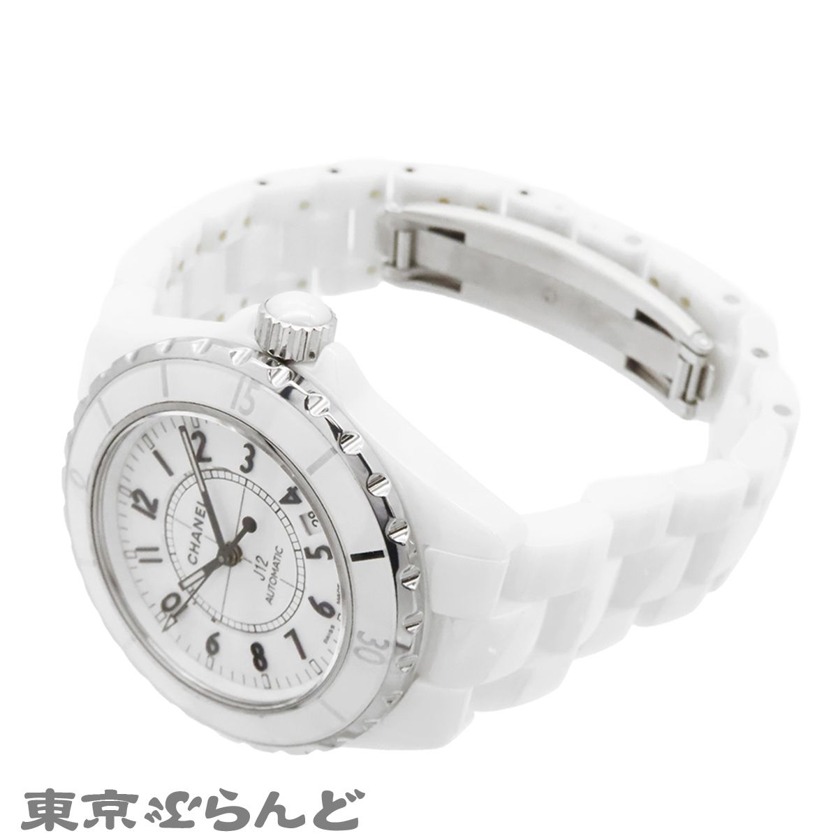 シャネル CHANEL J12 H0970 ホワイト SS セラミック 38mm 箱 保証書付