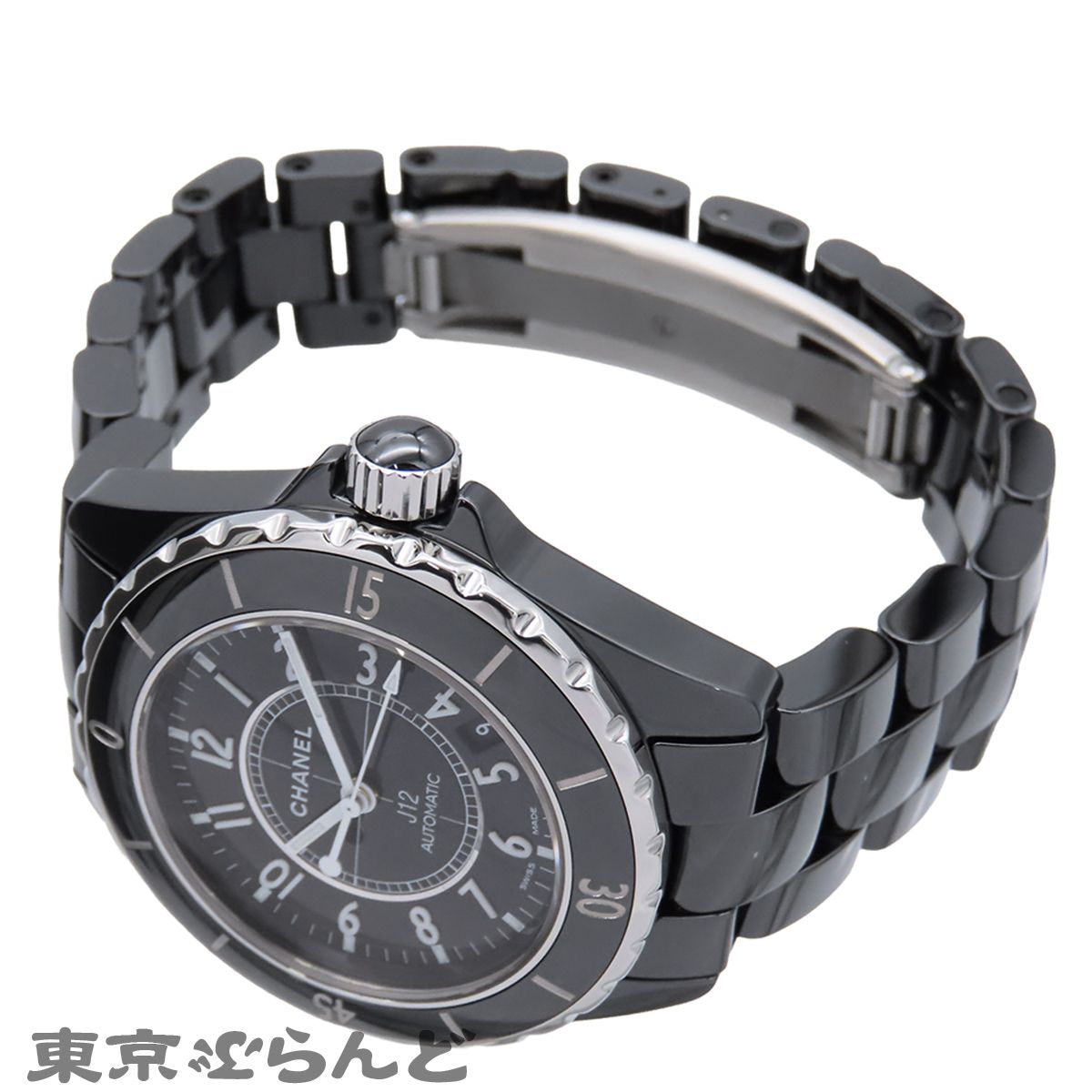 シャネル CHANEL J12 H0685 ブラック セラミック SS 38mm 箱 保証
