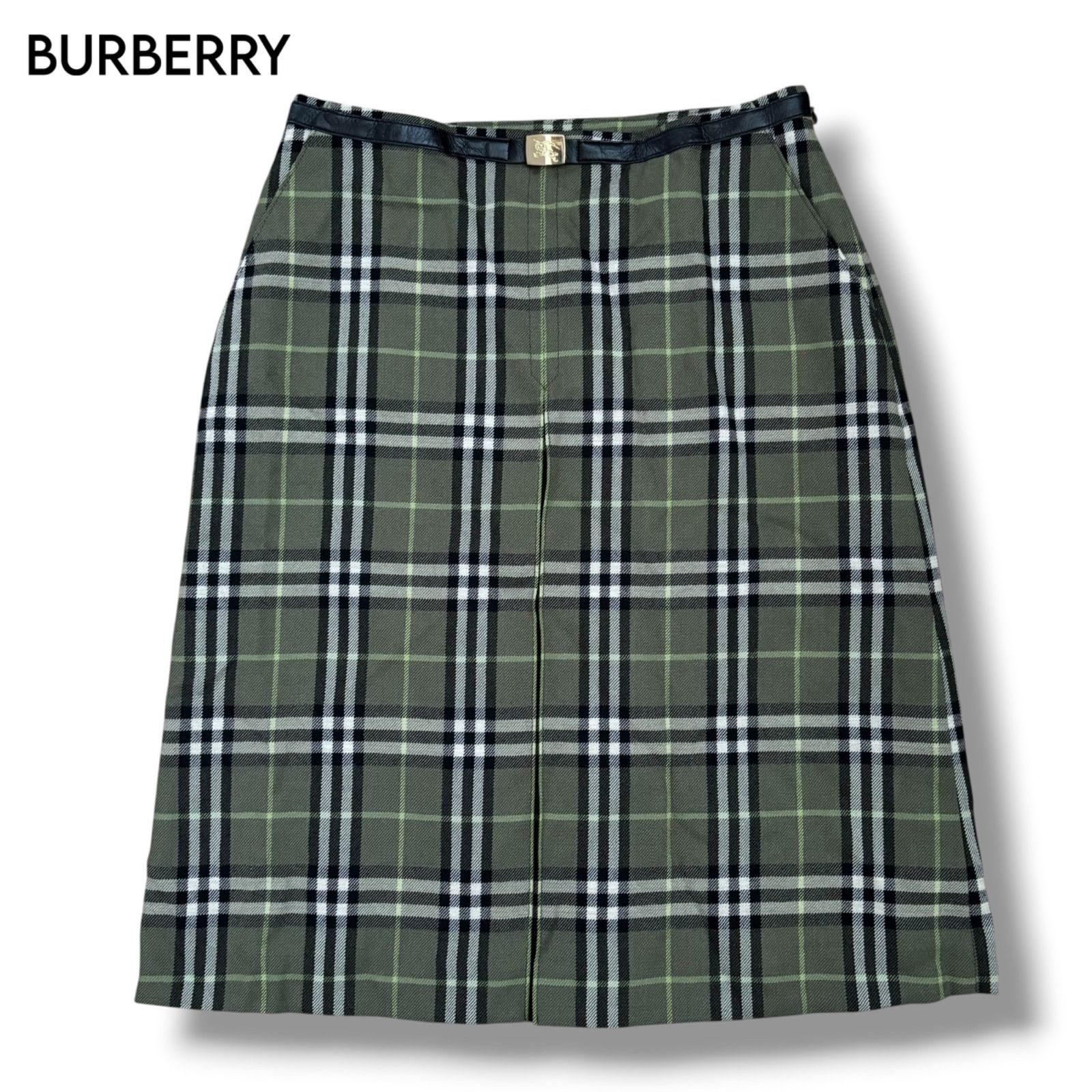 【BURBERRY BLUE LABEL】チェック柄スカート 38