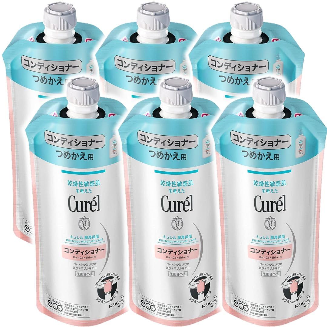 キュレル コンディショナー curel キュレル リンス キュレル 詰め替え コンディショナー 詰め替え キュレル 頭皮 大容量 6,530円