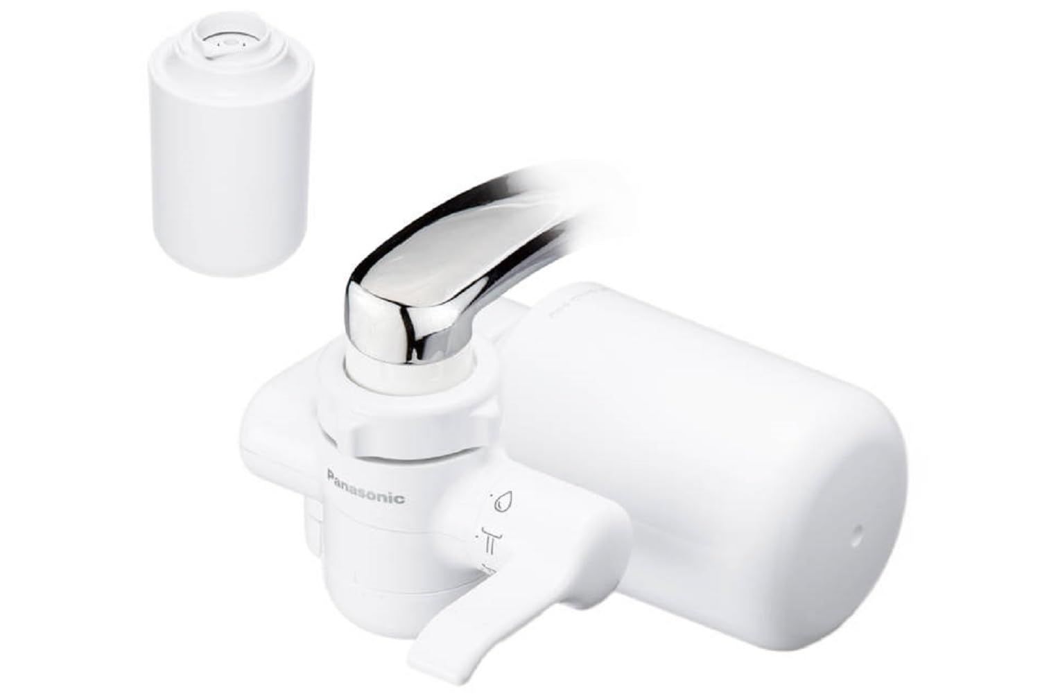 ms【2024年発売】パナソニック 蛇口直結型浄水器 PFOS/PFOA除去対応 TK-CJ14-W ホワイト + カートリッジ TK-CJ24C1 1個増量セット 11,410円