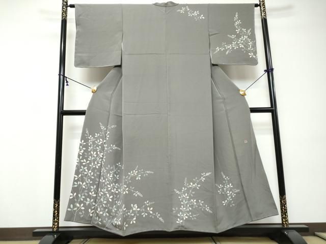 平和屋着物●訪問着　作家物　枝葉文　正絹　逸品　未使用　DABI9159ud 24,674円