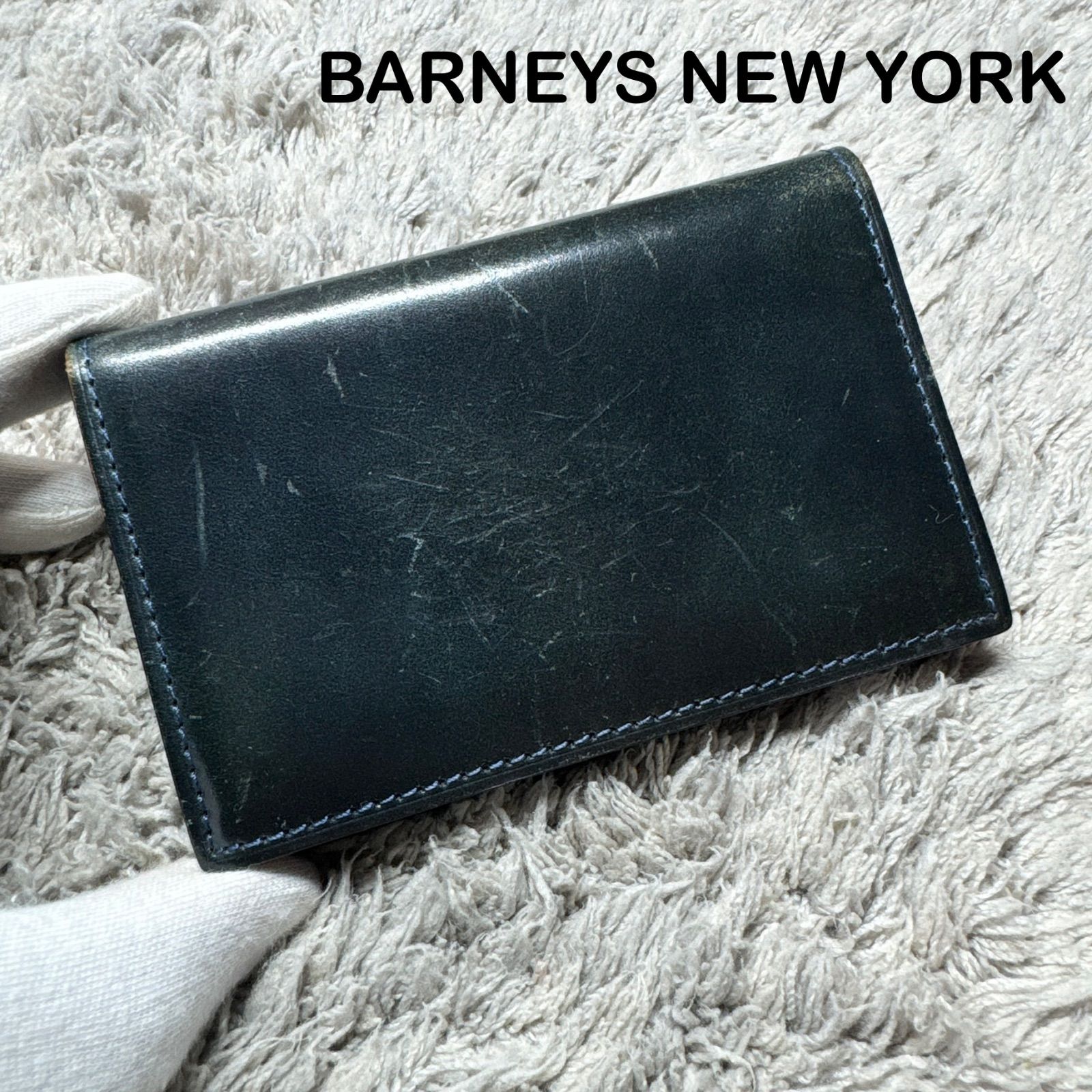 BARNEYS NEW YORK コルドバン 名刺入れ BARNEYS NEW YORK バーニーズニューヨーク 名刺入れ カードケース