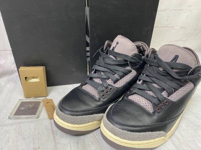 【中古】箱有 NIKE AIR JORDAN ﾅｲｷｴｱｼﾞｮｰﾀﾞﾝ ｱﾏﾏﾆｴｰﾙ 3ﾚﾄﾛOG SP FZ4811-001 ﾌﾞﾗｯｸ 26.5cm 991867584