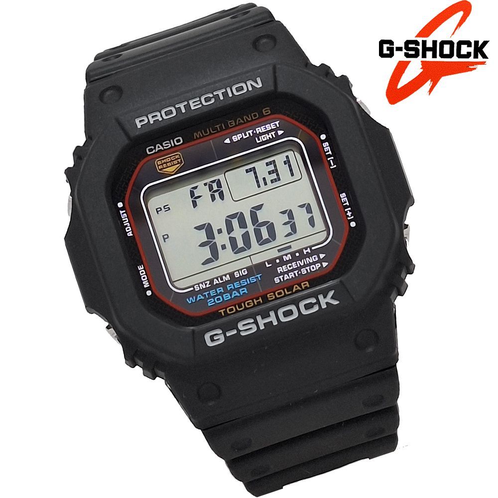 【新品】G-SHOCK 腕時計 時計 CASIO デジタル 電波時計 タフソーラー ワールドタイム GW-M5610U-1 並行輸入品 無料ラッピング可 送料無料