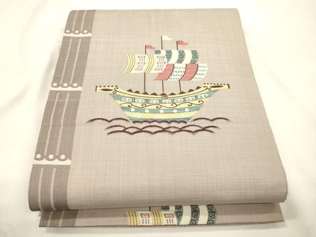 平和屋着物●六通柄　本袋帯　欧風　正絹　逸品　CABK8666dy 18,720円