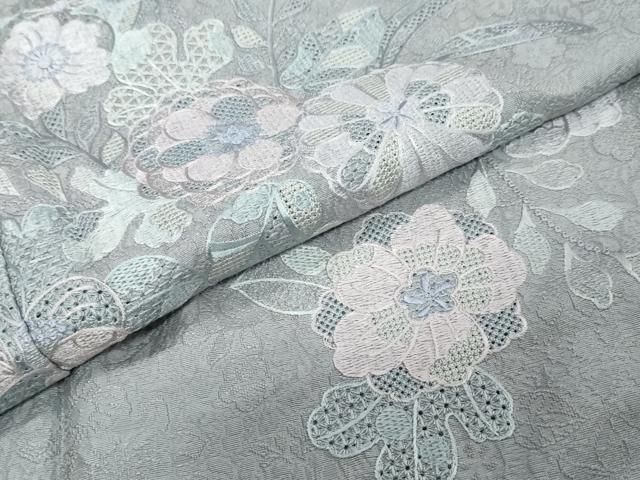 平和屋着物○中国三大刺繍 汕頭刺繍 スワトウ刺繍 総刺繍 訪問着