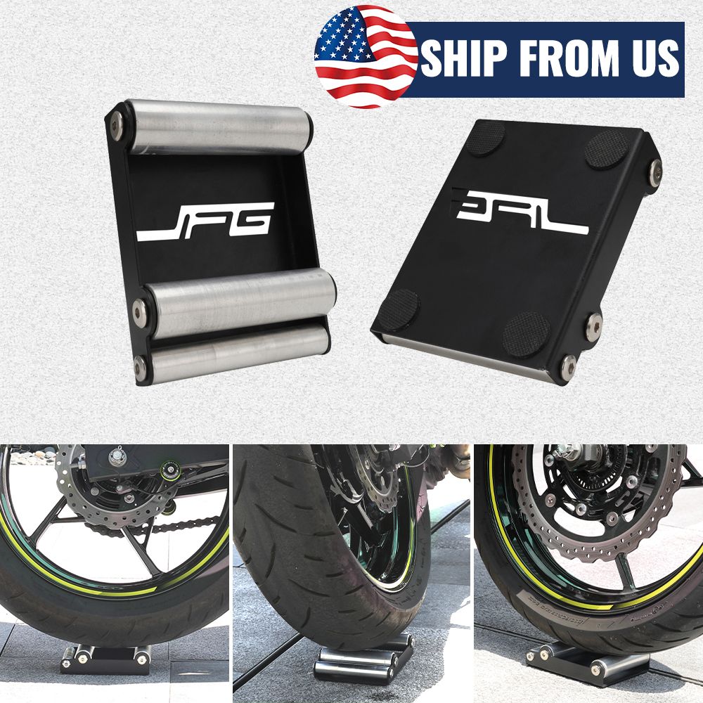 JFGRACING 汎用バイクタイヤクリーニングスタンド ポータブルチェーンスタンド カワサキ スズキ対応