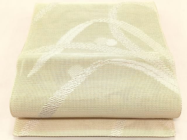 平和屋着物＊夏物　八寸名古屋帯　露芝文　正絹　逸品　CABK1585fb 20,306円