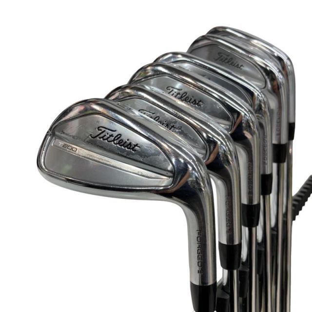 【中古】 タイトリスト Titleist T200(2023) 6S アイアンセット IR 純正特注シャフト (フレックスS) メンズ 男性用 右利き 右用 Cランク ゴルフクラブ