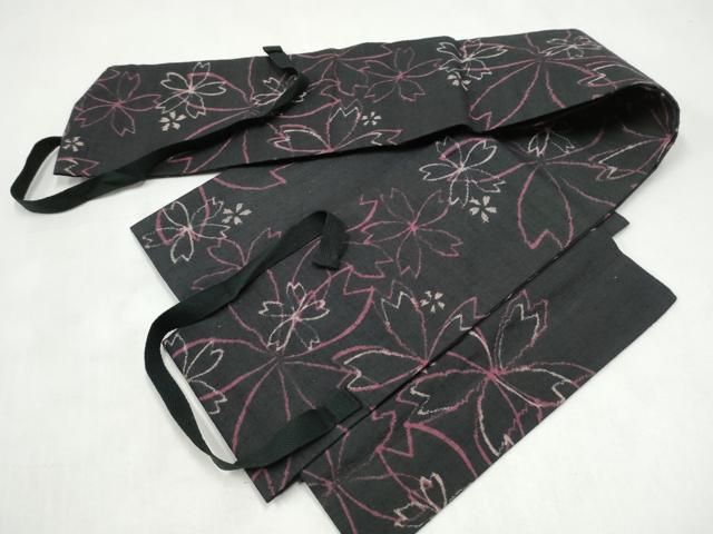 平和屋着物○つけ帯 紬地 舞桜文 正絹 逸品 CABJ8681hy - メルカリ