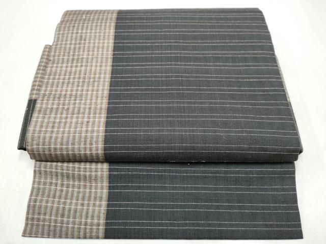 平和屋着物○つけ帯 紬地 間道 正絹 逸品 CABJ8682hy - メルカリ