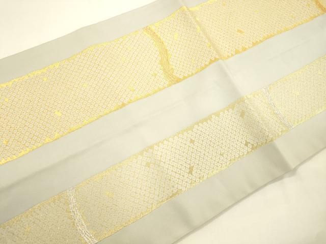 平和屋着物○つけ帯 幾何学文 金銀糸 正絹 逸品 CABJ2379dy - メルカリ