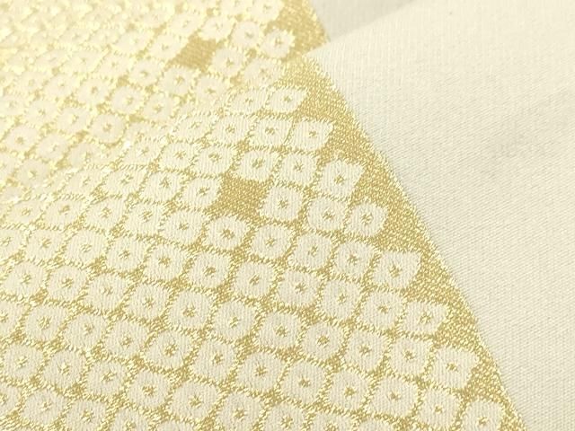 平和屋着物○つけ帯 幾何学文 金銀糸 正絹 逸品 CABJ2379dy - メルカリ