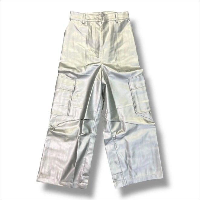 参考上代19,800円 未使用 MAISON SPECIAL Leather Cargo Pants レザー
