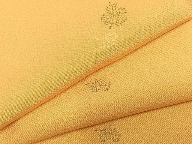 平和屋着物●上質な小紋　総刺繍　松　金糸　正絹　逸品　AABK7511fy