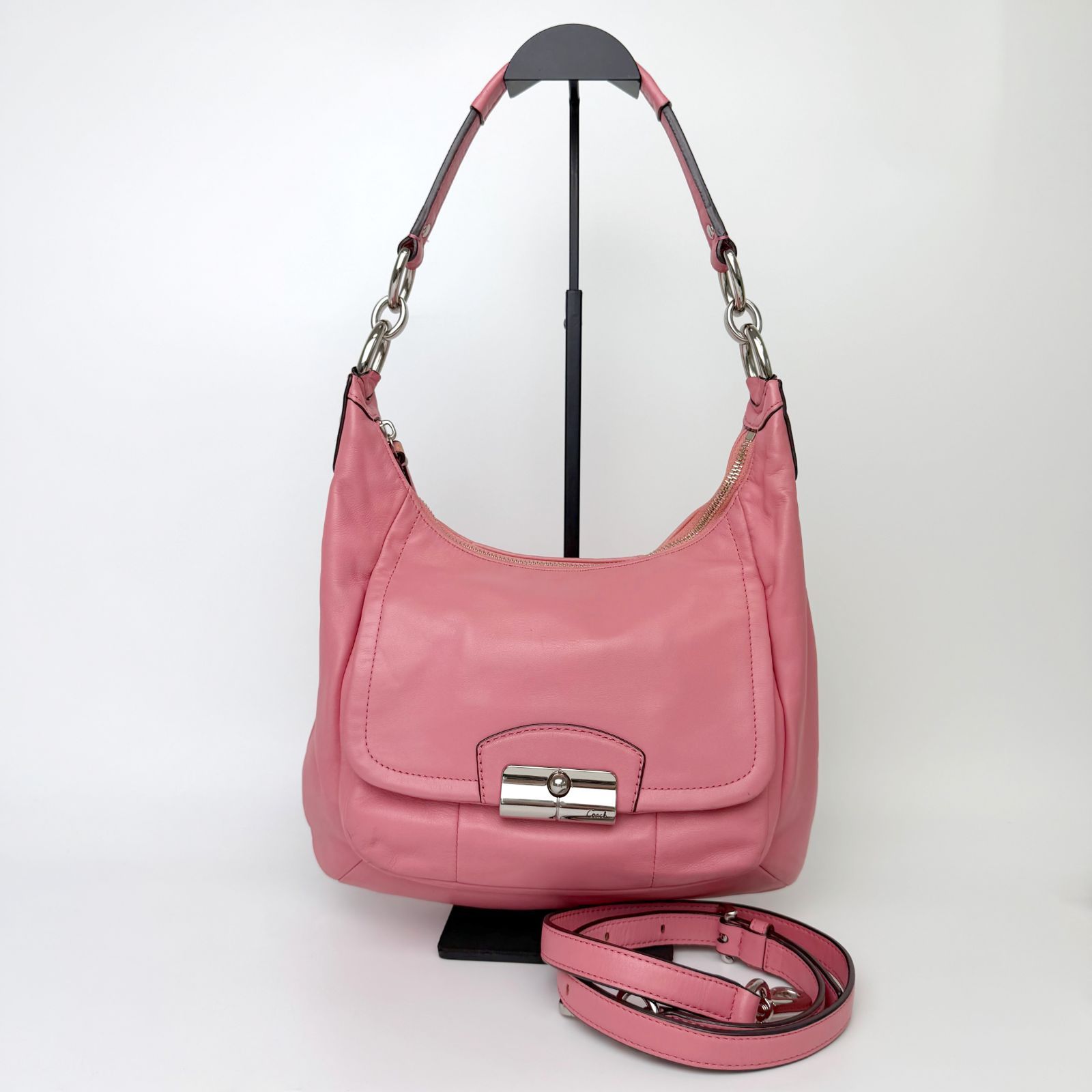 中古】COACH コーチ クリスティン ターンロック 2WAY ショルダーバッグ 