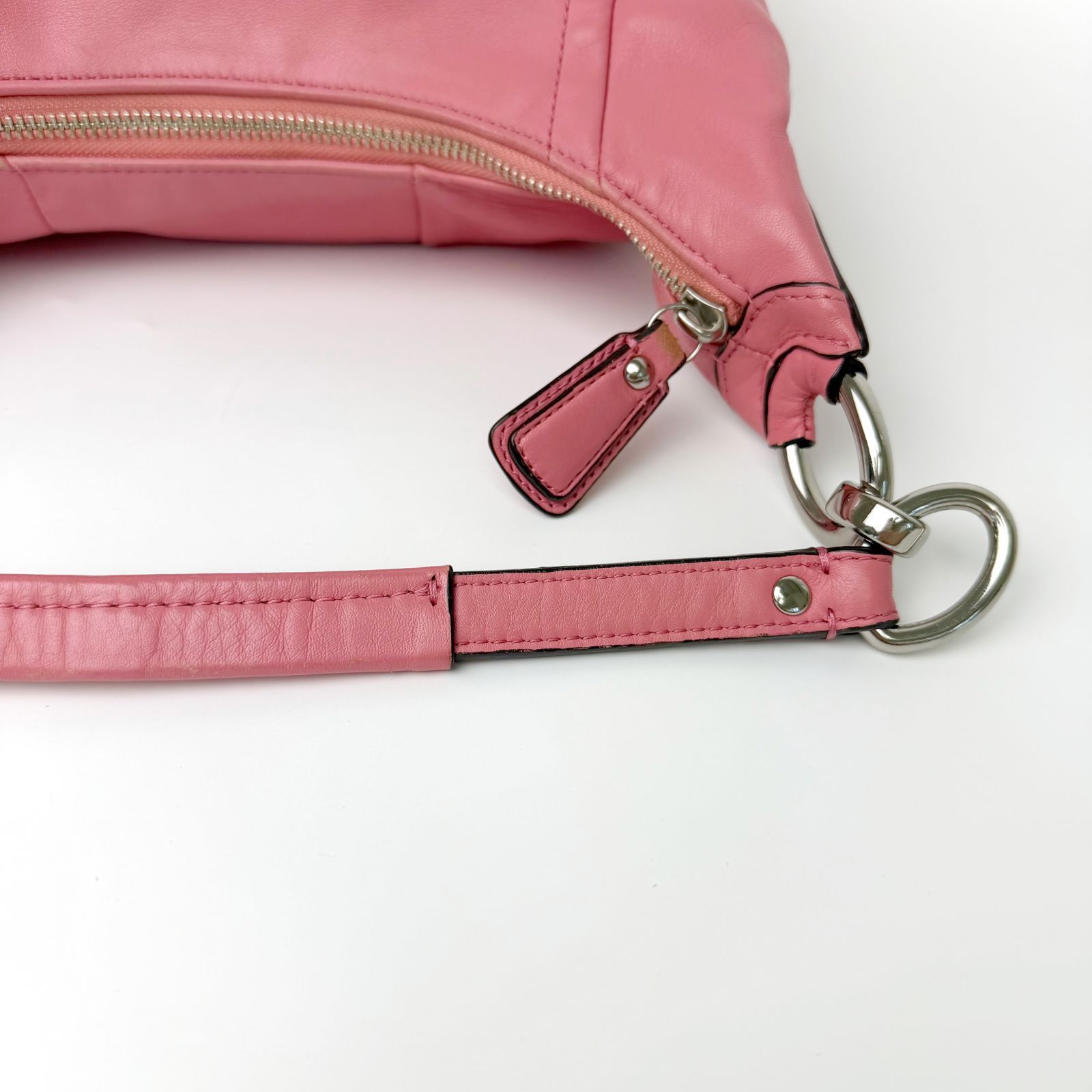コーチ クリスティン COACH ミラーピンク COACHショルダーバッグ 