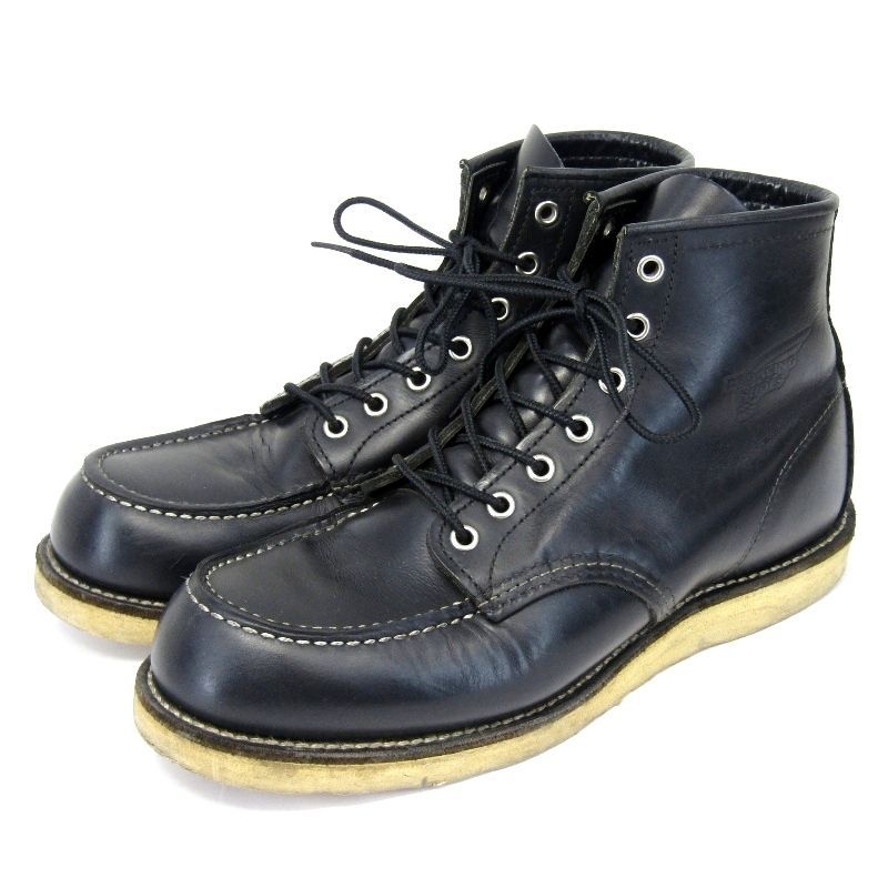 REDWING レッドウィング US9.5D 27.5cm モックトゥ 8130 2011年製 欧州向け仕様 アイリッシュセッター 黒 ブラック クローム 35005786