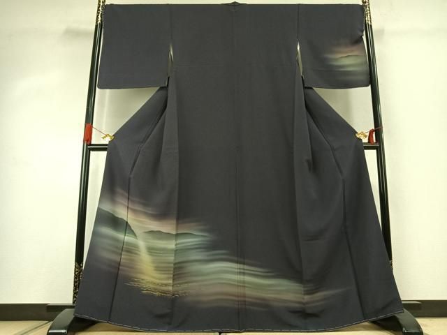 平和屋着物●訪問着　風景文　暈し染め　正絹　逸品　未使用　AABK1141fy 33,800円