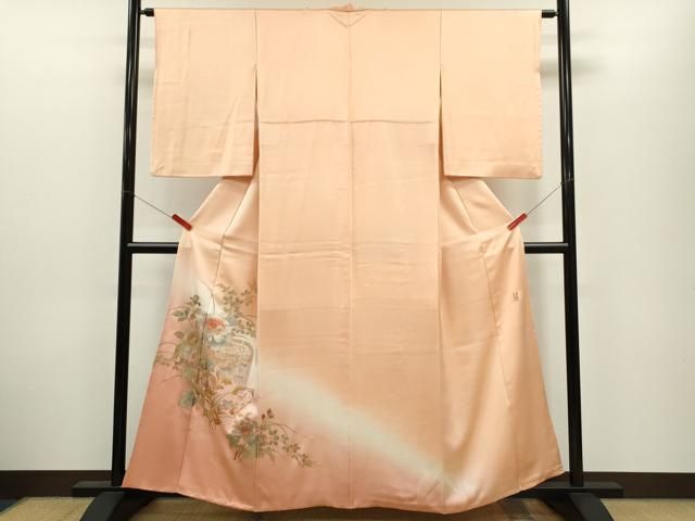 平和屋着物●金彩友禅　卓越技能者・名工・和田光正　訪問着　籬草花文　暈し染め　金銀彩　正絹　逸品　CABJ2450ze 26,572円