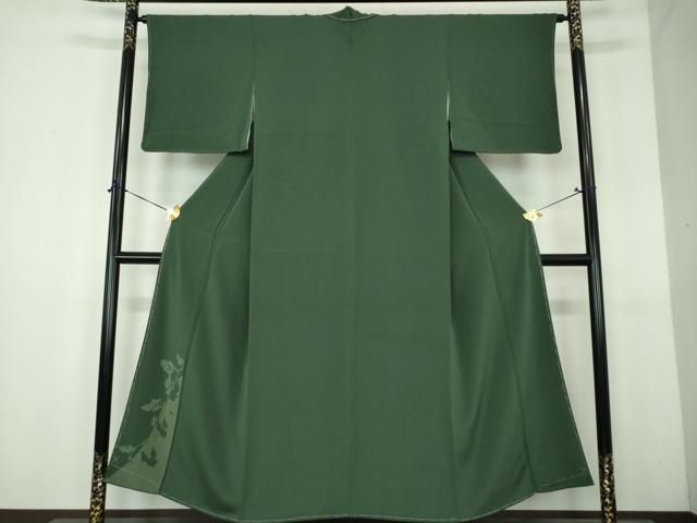 平和屋着物●豪華色留袖　草葉シルエット　正絹　逸品　未使用　DABH9090ps