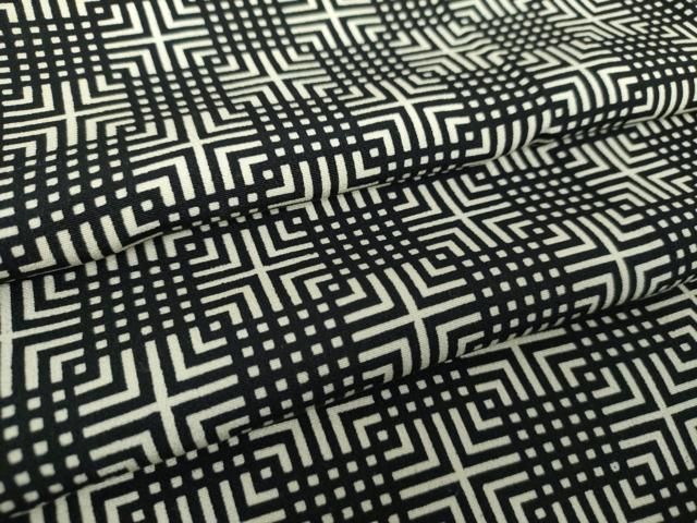 平和屋着物●上質な小紋　幾何学文様　正絹　逸品　DABH9091ps 18,720円