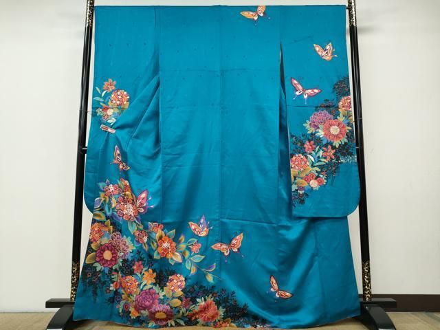 平和屋着物●豪華振袖　花蝶文　金彩　正絹　逸品　CABI9754ut 40,560円