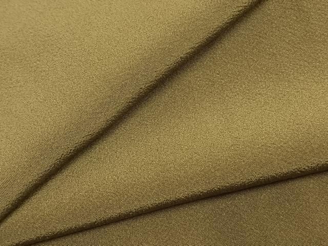 平和屋着物●上質な色無地　梅幸茶色　正絹　逸品　AABK1040fy