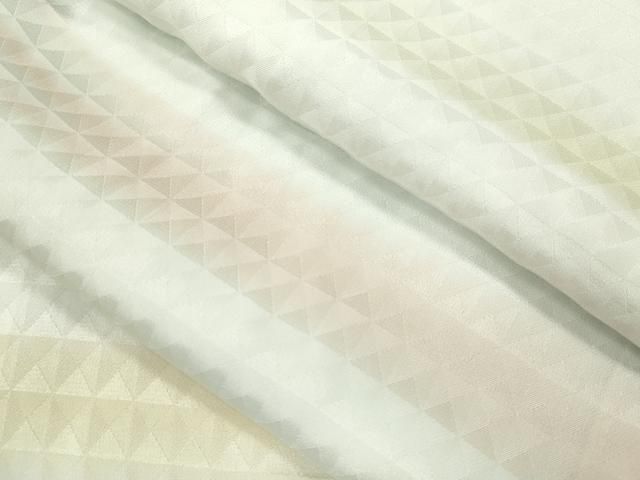 平和屋着物●長襦袢　袷　霞文　半衿刺繍　正絹　逸品　CABJ2403ze