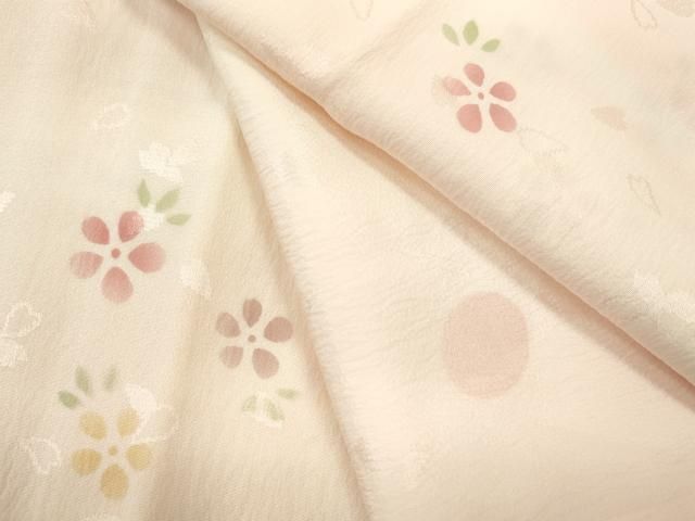 平和屋着物●長襦袢　袷　舞花文　暈し染め　正絹　逸品　CABJ2405ze