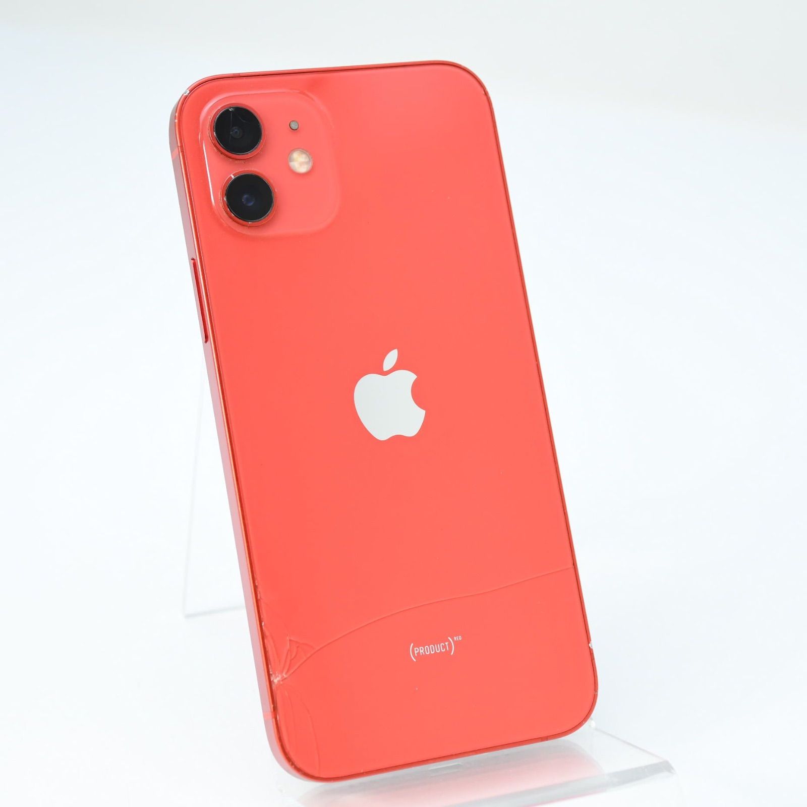 iPhone12 64GB レッド(背面割れ) docomo SIMフリー - メルカリ