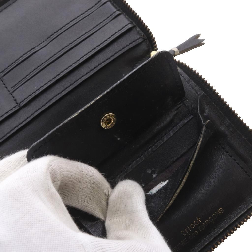 トリココムデギャルソン 長財布 小銭入れあり 黒 トリココムデギャルソン tricot COMME des GARCONS 長財布 小銭入れ