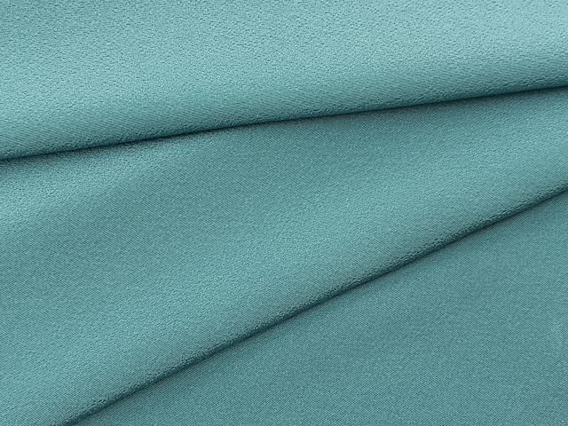 平和屋着物●上質な色無地　花浅葱色　正絹　逸品　BAAX9038yc