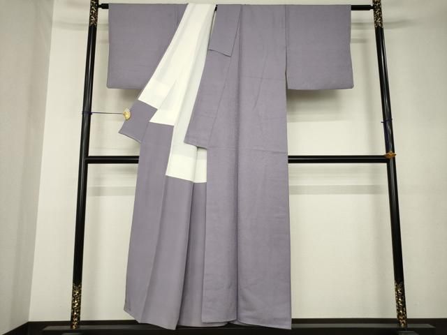 平和屋着物○上質な色無地 葡萄鼠色 正絹 逸品 AABK0338ck - メルカリ