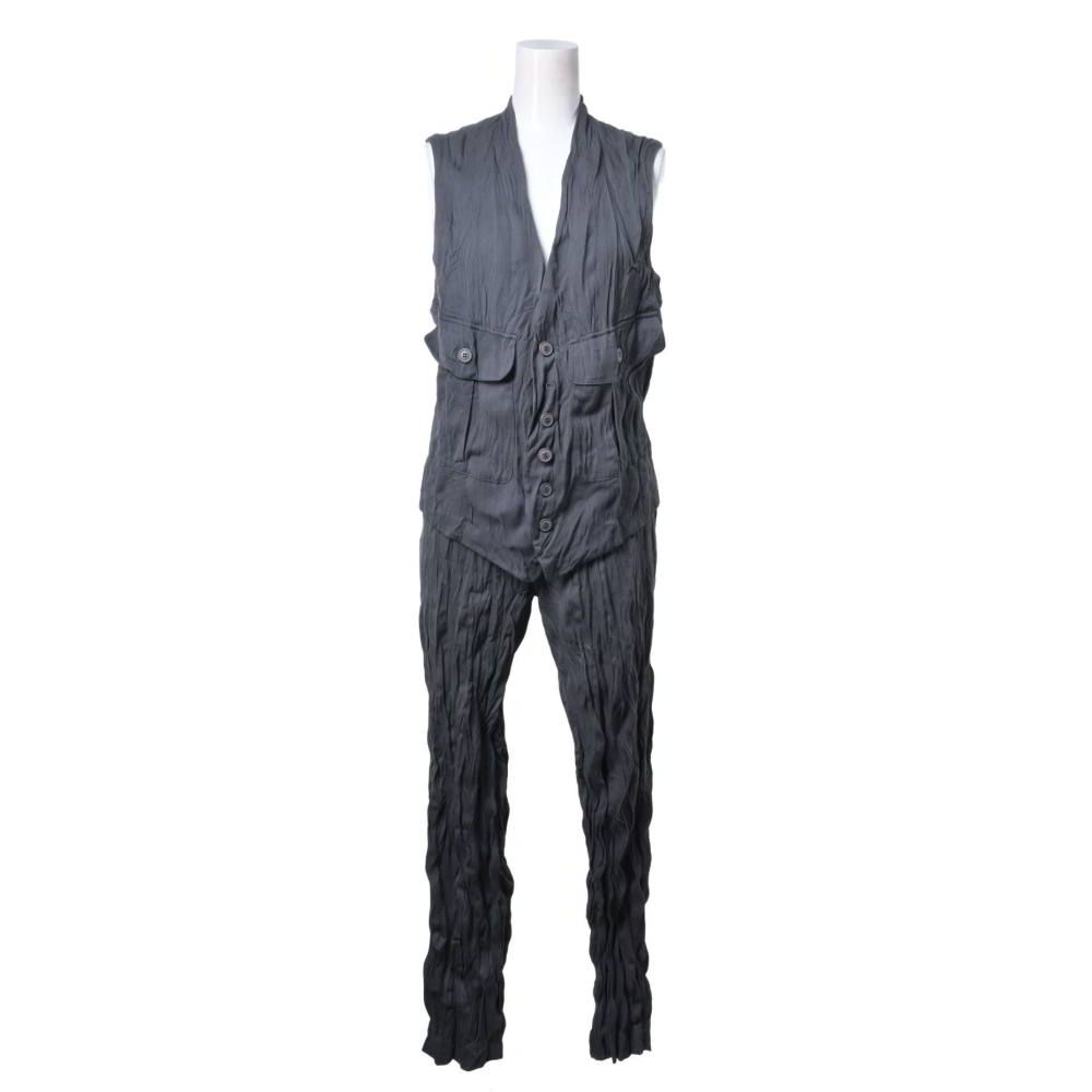 ISSEY MIYAKE IM41-FE105/ M41-FF153 ポリ ワッシャー加工 セットアップ ベスト パンツ