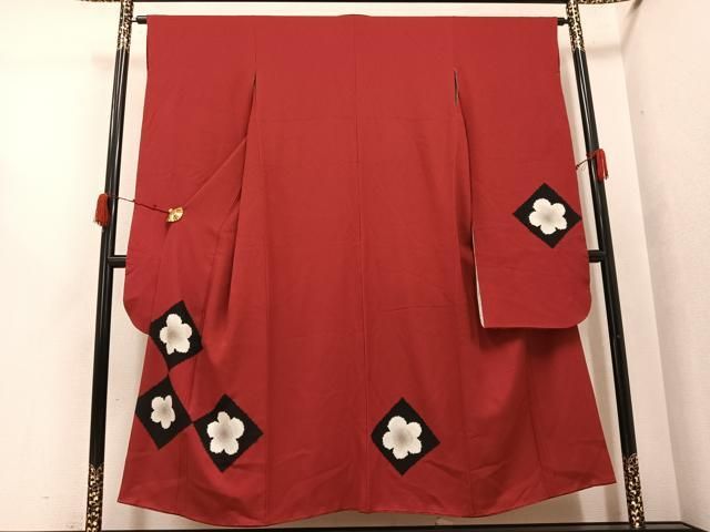 平和屋着物●豪華振袖 梅菱 金彩 正絹 逸品 AABK0185ph
