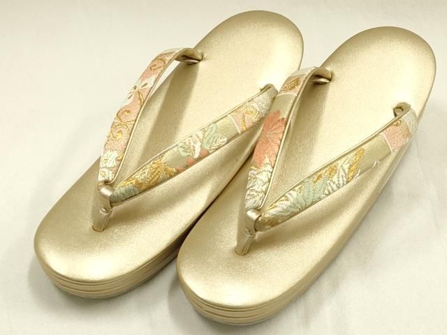 平和屋着物○和装小物 和装バッグ・草履セット 伊と忠 ハンドバッグ