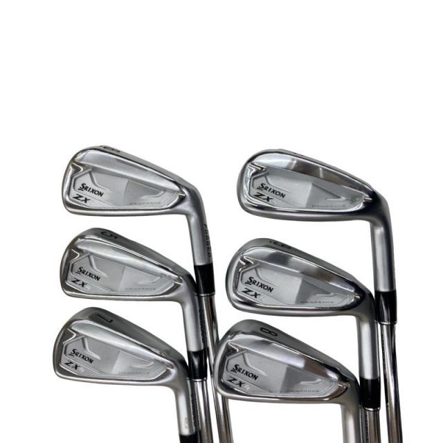 【中古】 ダンロップ SRIXON ZX4 Mk II 6S アイアンセット IR 純正特注シャフト (フレックスS) メンズ 男性用 右利き 右用 Cランク ゴルフクラブ