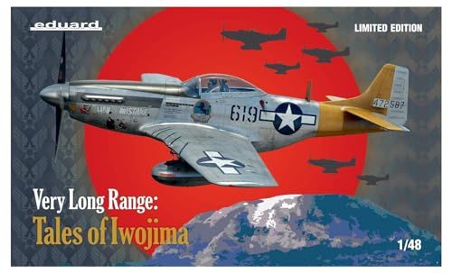 エデュアルド 1/48 リミテッドエディション アメリカ陸軍航空軍 長距離マスタング 硫黄島物語 プラモデル EDU11